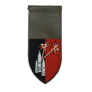 תג יחידה רקום עוצבת עמוד האש