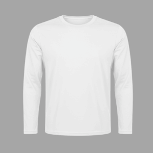 חולצת T לגבר 100% כותנה סרוקה שרוול ארוך