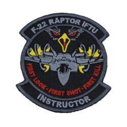פאצ' רקום עם סקוטצ' F-22 RAPTOR